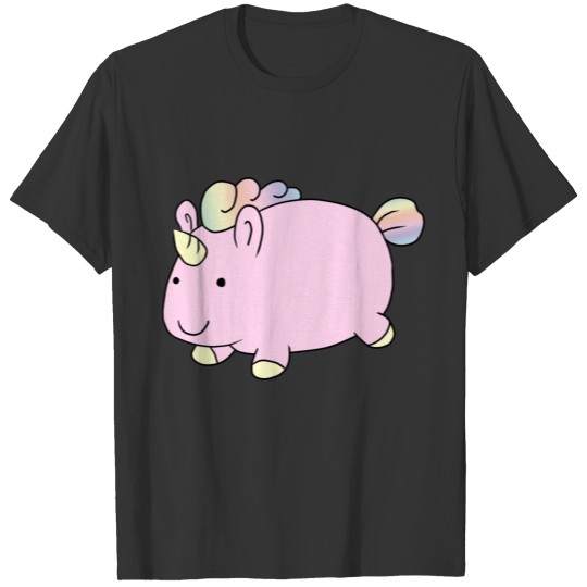Chubby baby unicorn T Shirts