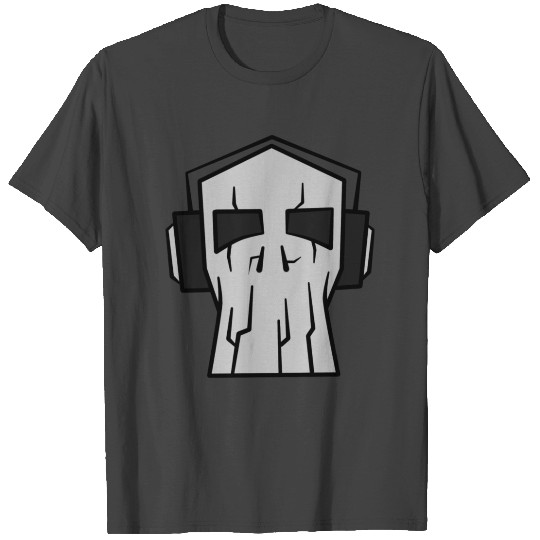 Totenkopf mit Kopfhörern T Shirts