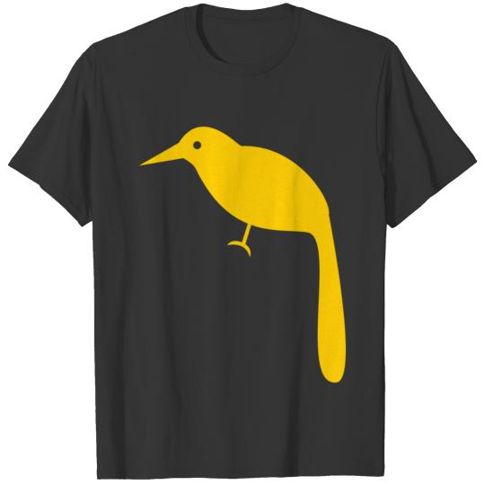 Yellow bird cartoon T-shirt