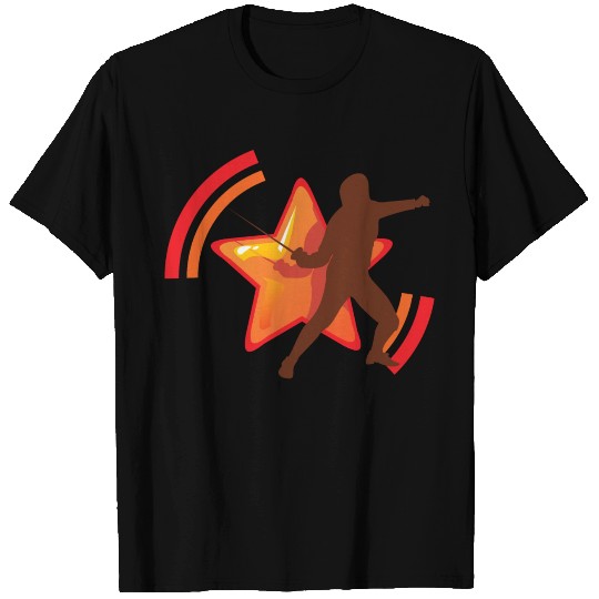 Fencing sport design T Shirts