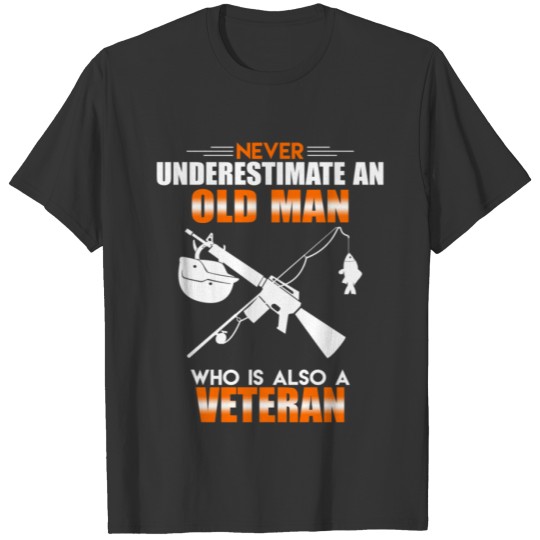 Old Man Veteran T-shirt