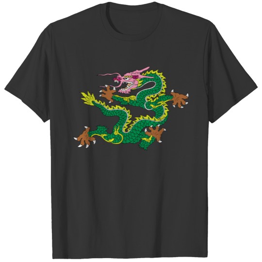 Chinese dragon tattoo T-shirt