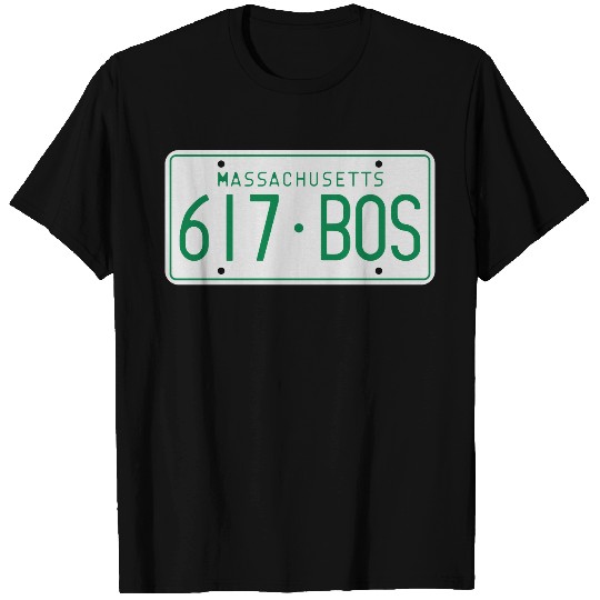 Retro Massachusetts License Plate T Shirts