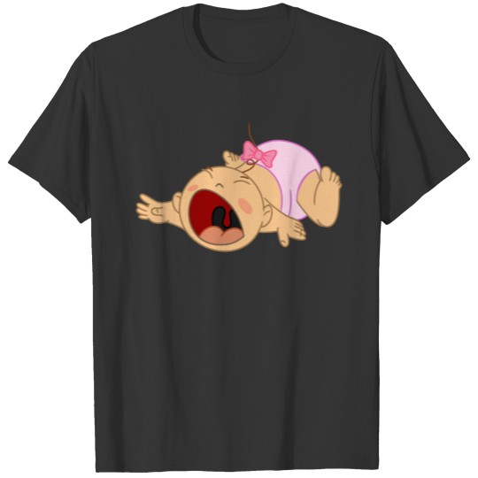Baby cartoon crying T-shirt