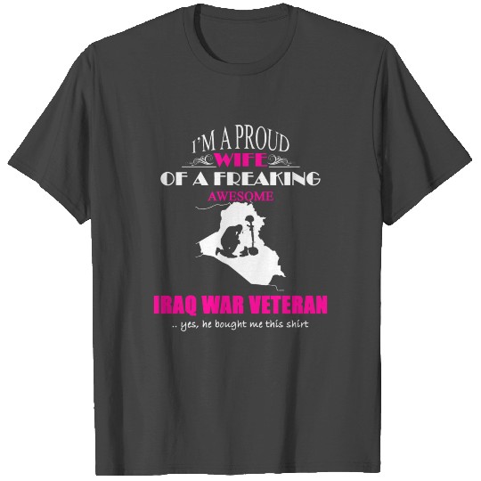 Iraq War Veteran Wife T Shirts