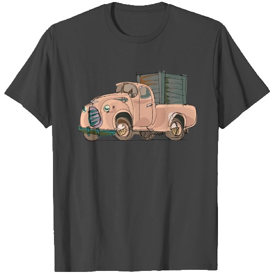 Hand painted cartoon car T Shirts