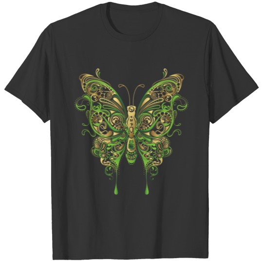 Abstract butterfly art T-shirt