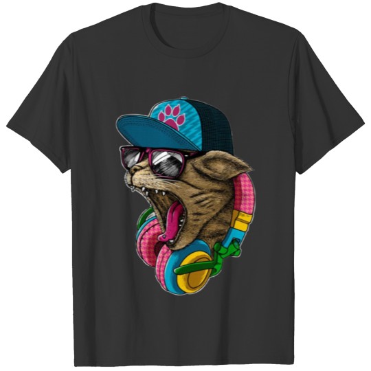 cat stayle T-shirt