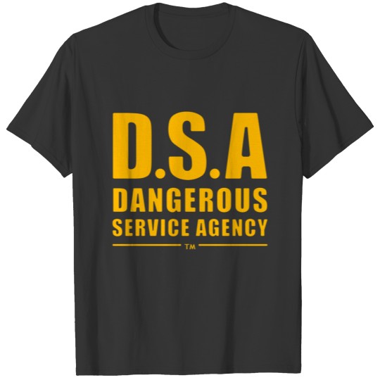D.S.A Dangerous Service Agency YELLOW T-shirt
