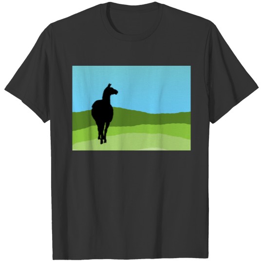Blue Sky Llama T Shirts