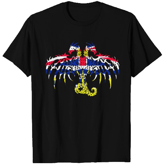 BRITISH COLUMBIA FLAG DRG T Shirts