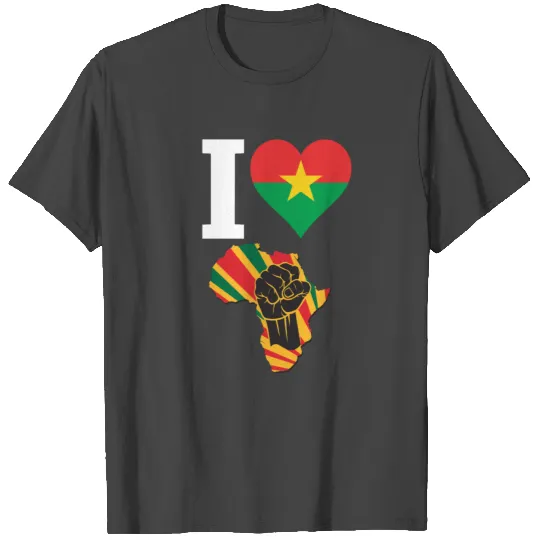 Burkina Faso Black Power T Shirts