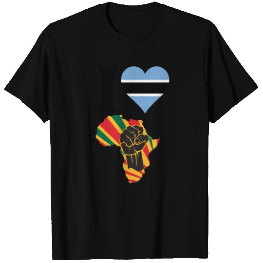 Botswana Black Power T Shirts