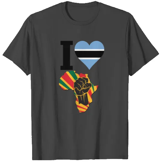 Botswana Black Power T Shirts