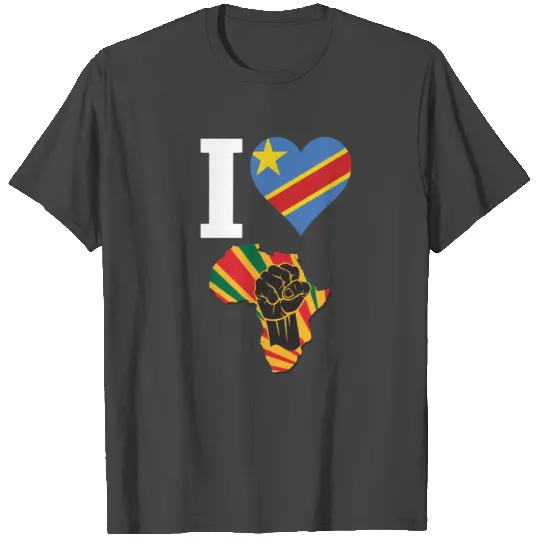 Congo Black Power T Shirts