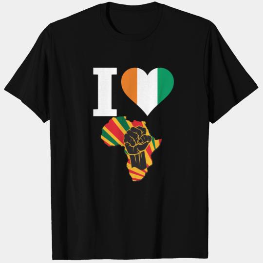 Ivory Coast Black Power T Shirts