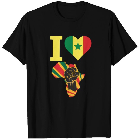 Senegal Black Power T Shirts