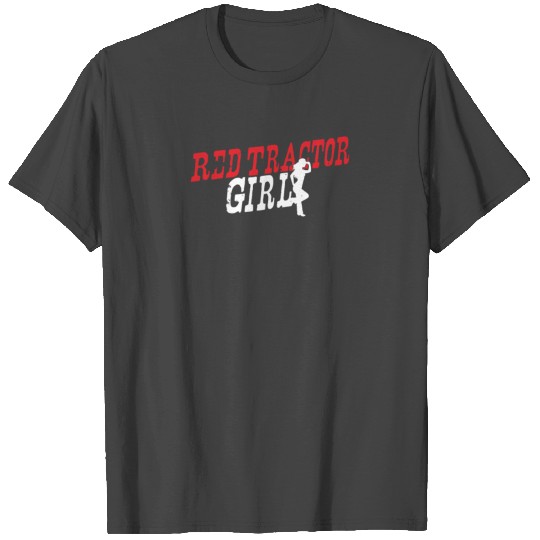 Red Tractor Girl Case IH T Shirts