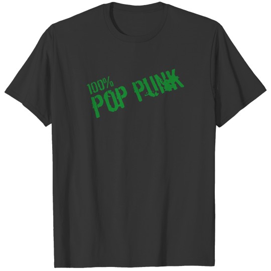 100% Pop Punk Mens V Neck T-shirt