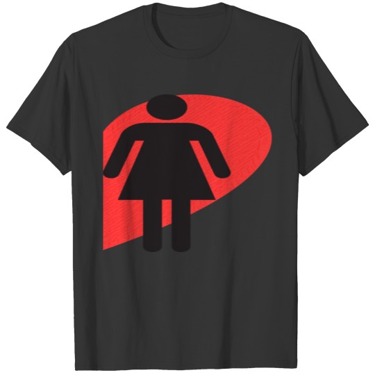 Love Female (Black) T-shirt