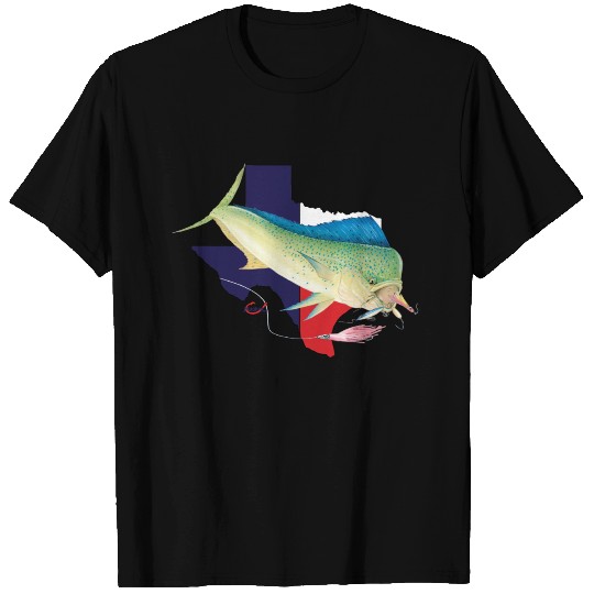 Texas Dolphin Lures Hookat T Shirts