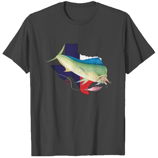 Texas Dolphin Lures Hookat T Shirts