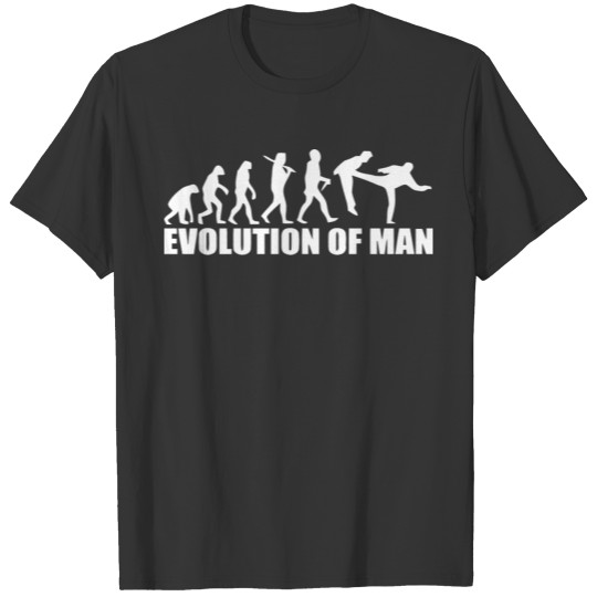evolution of man T-shirt