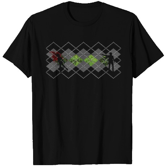 Walking Argyle T Shirts