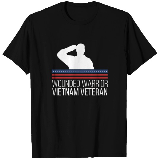 Wounded warrior Vietnam veteran T Shirts