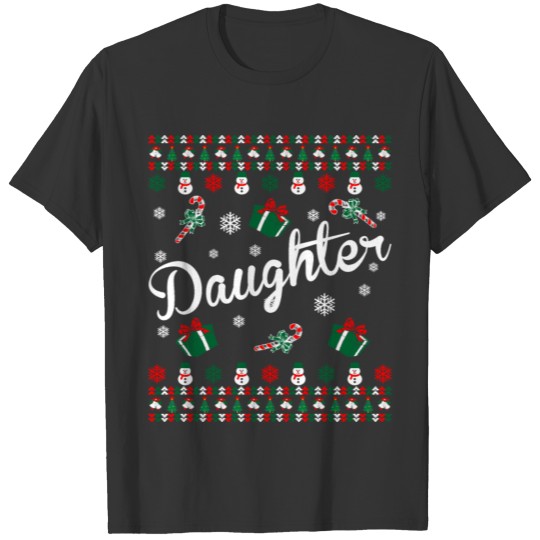 Daughter Ugly Christmas Sweater T-shirt