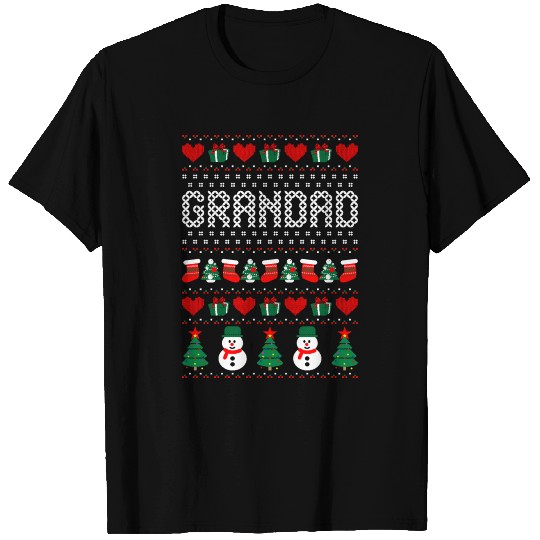 Grandad Ugly Christmas Sweater T Shirts