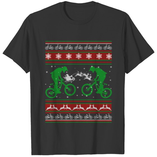 Bicycle Shirt - Bicycle Christmas Shirt T-shirt