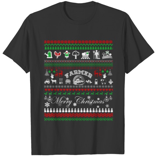 Farmer T Shirts - Farmer Christmas T Shirts