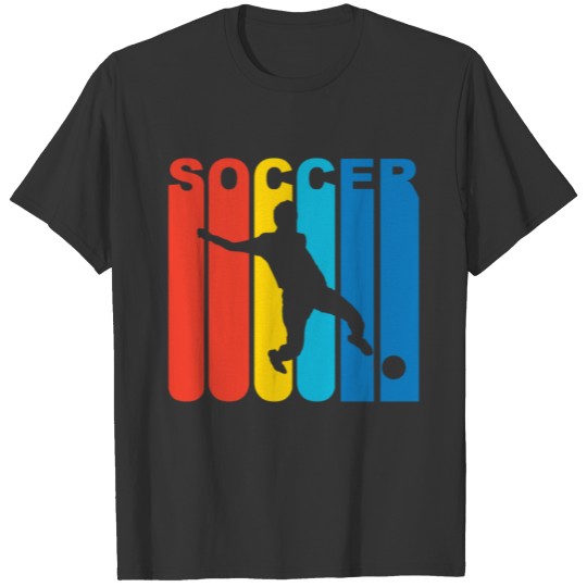 Soccer Player Silhouette Sports T-Shirt T-shirt