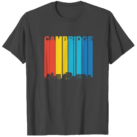 Vintage Cambridge Massachusetts Skyline T Shirts