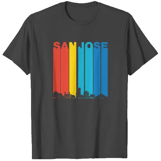 Vintage San Jose California Skyline T Shirts