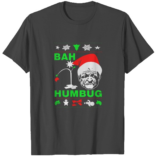 Bah Humbug Ugly Christmas T Shirts