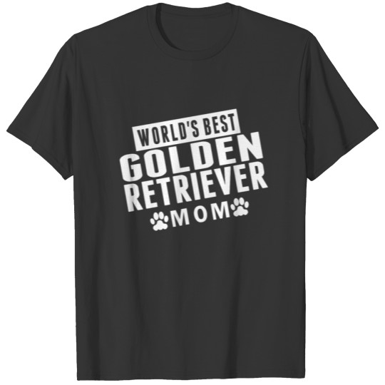 World's Best Golden Retriever Mom T-shirt