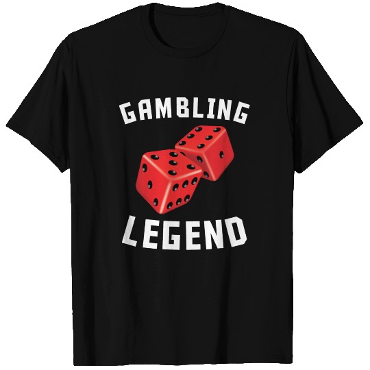 Gambling Legend Red Dice T Shirts