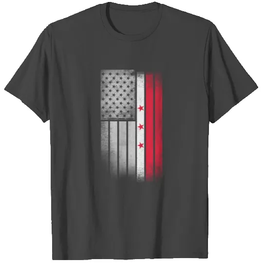 District of Columbia Flag T Shirts
