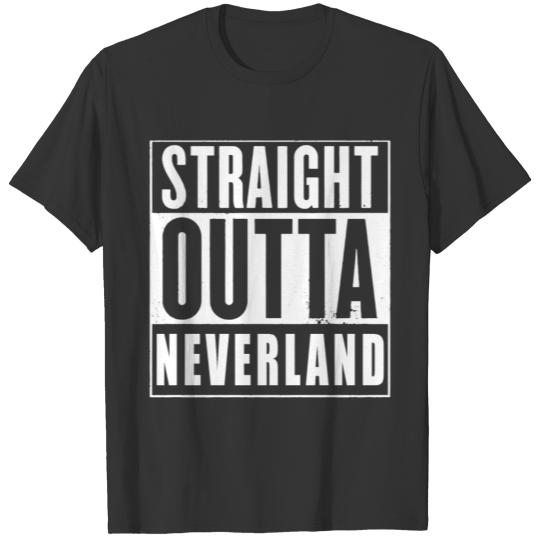 Straight Outta Neverland Peter Pan Parody T Shirts
