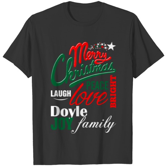 MerrMerry Christmas Laugh Peace Love Bright Joy Do T-shirt