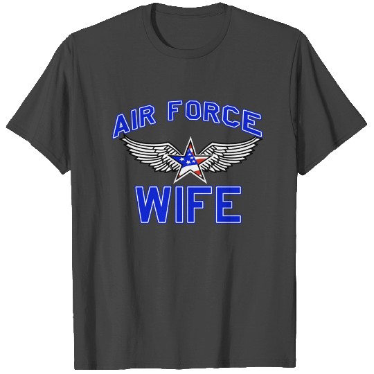 Air force wife design T Shirts