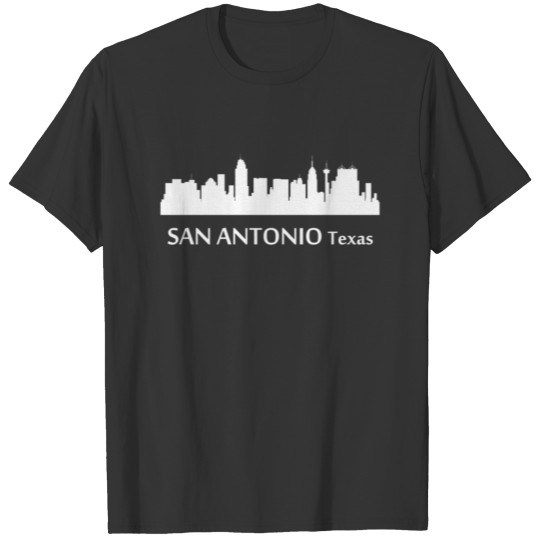 San Antonio Texas Downtown Skyline Silhouette T-shirt
