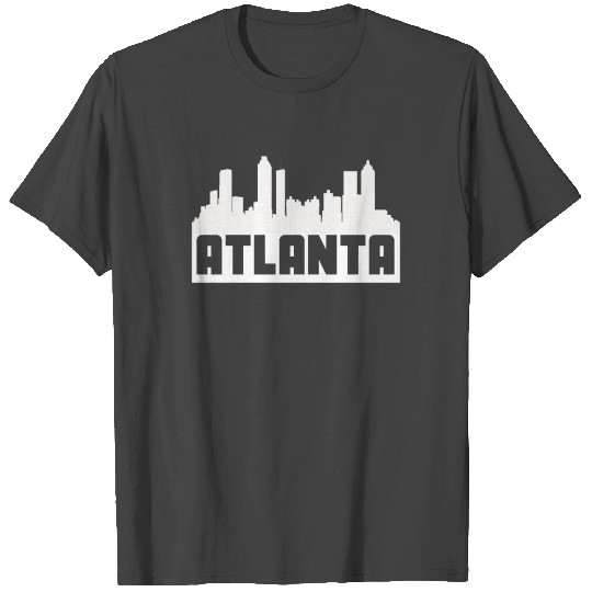 Atlanta Georgia Skyline Silhouette T Shirts