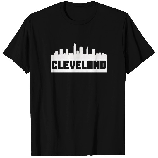 Cleveland Ohio Skyline Silhouette T Shirts