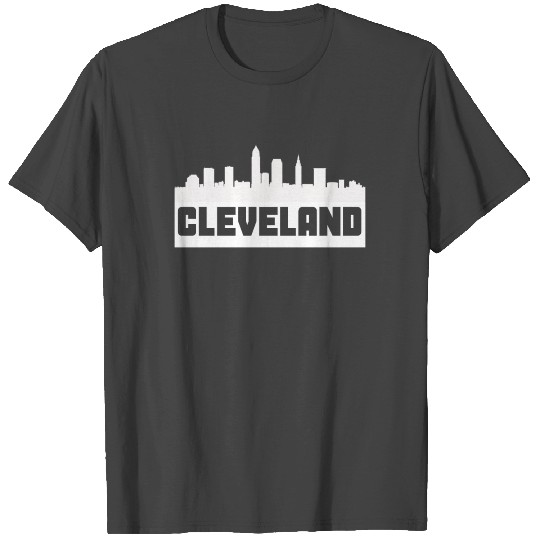 Cleveland Ohio Skyline Silhouette T Shirts