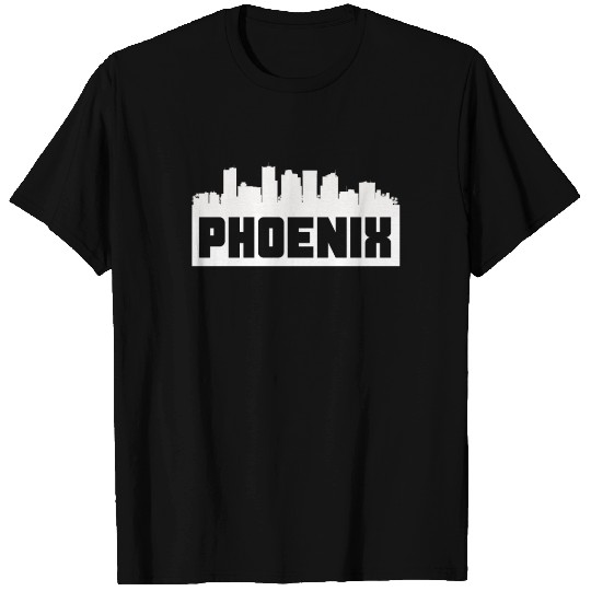 Phoenix Arizonna Skyline Silhouette T Shirts