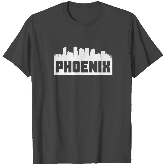 Phoenix Arizonna Skyline Silhouette T Shirts
