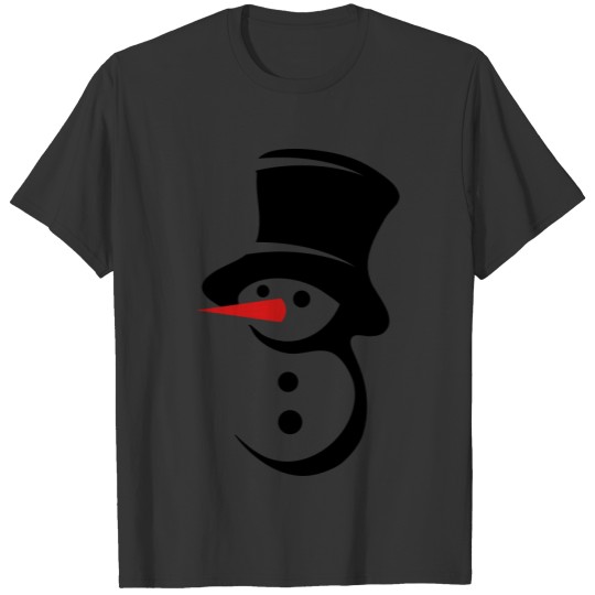 Snowman with big hat T-shirt